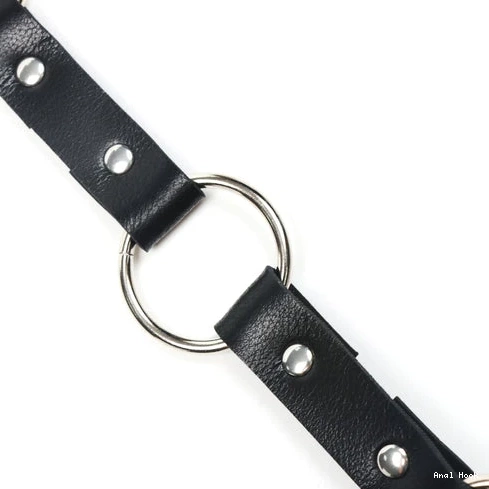 Collar with Kinky 5853 Leash EverydayUse and Anal Hook 0610